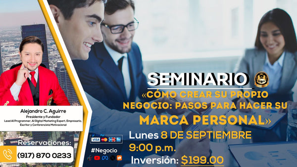 September 8, Create your own business